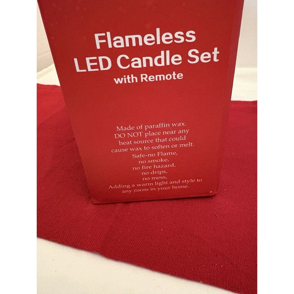 Christmas Nutcracker Flameless LED Wax Pillar Candles With Remote Control